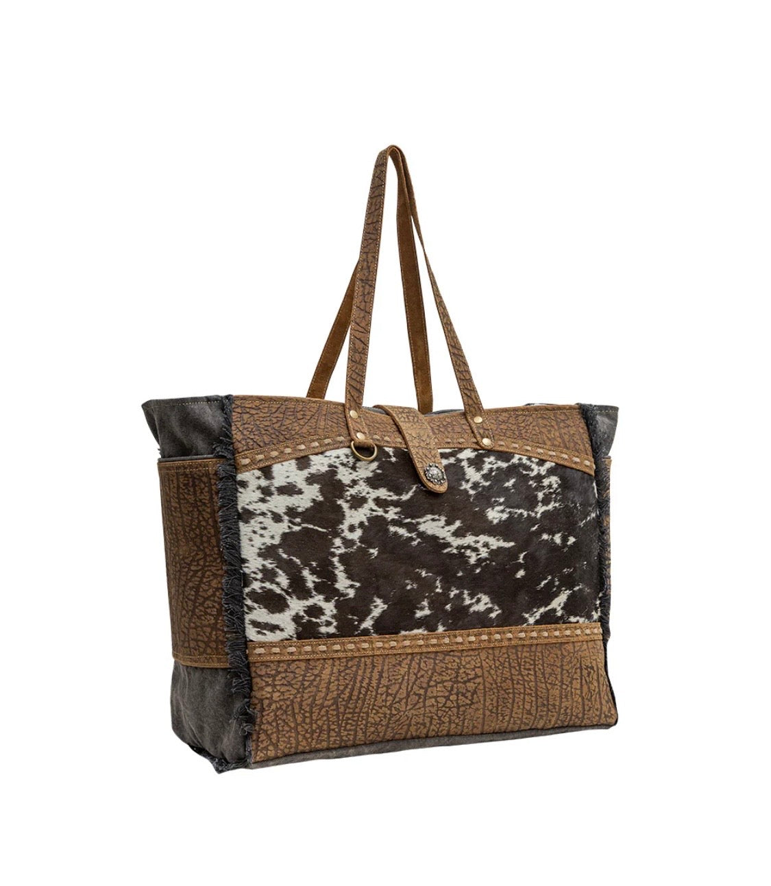 ASHER CANVAS AND HAIRON BAG
