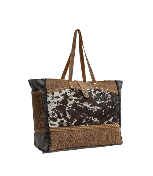 ASHER CANVAS AND HAIRON BAG