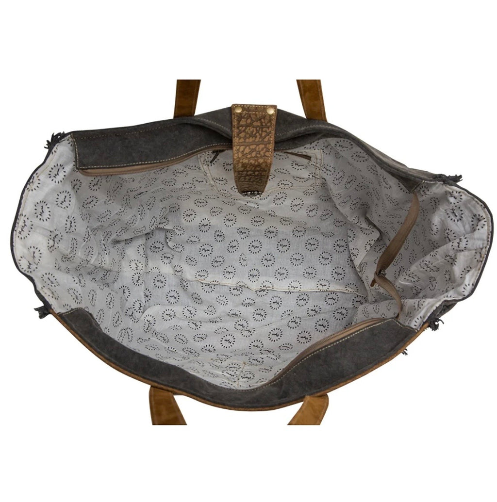 ASHER CANVAS AND HAIRON BAG