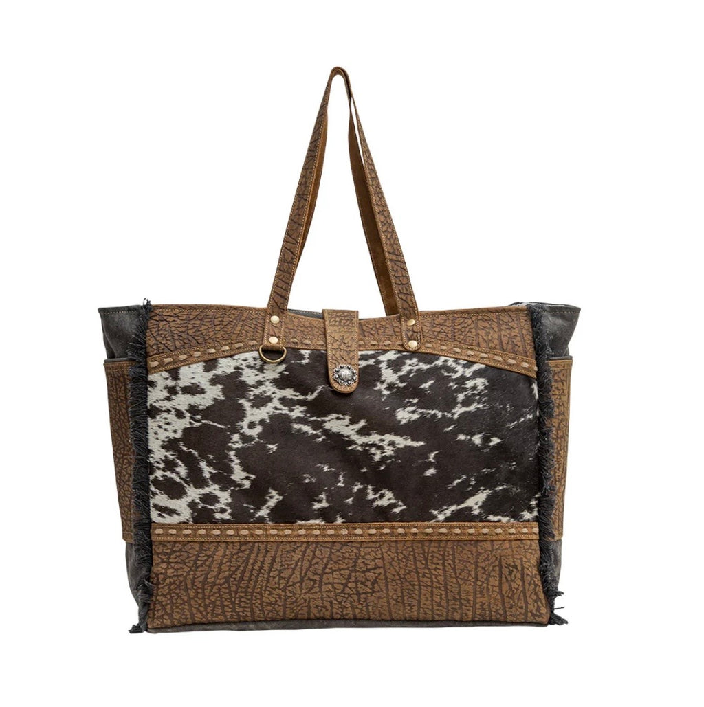 ASHER CANVAS AND HAIRON BAG
