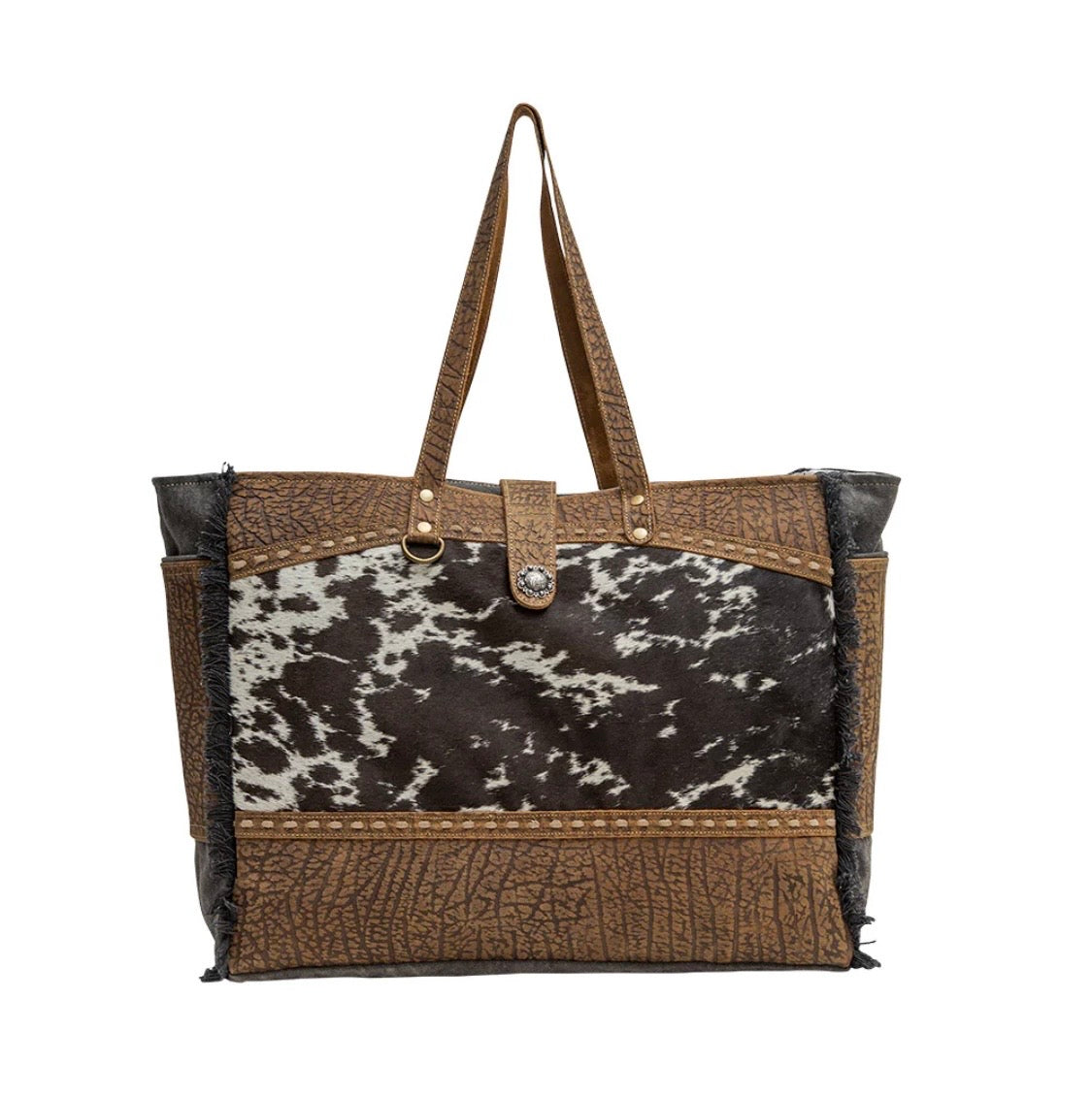 ASHER CANVAS AND HAIRON BAG