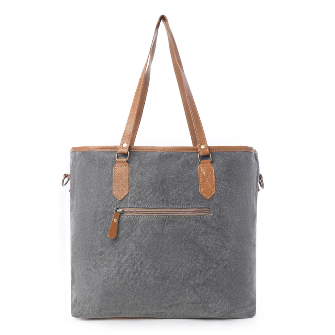 Bison Ridge Hair-On Hide Tote Bag