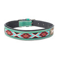 Turquoise Sky Southwest Dog Collar in Turquoise