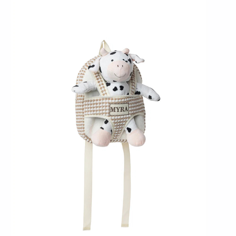 Myra MiniMoozie Kids' Backpack in Blush White